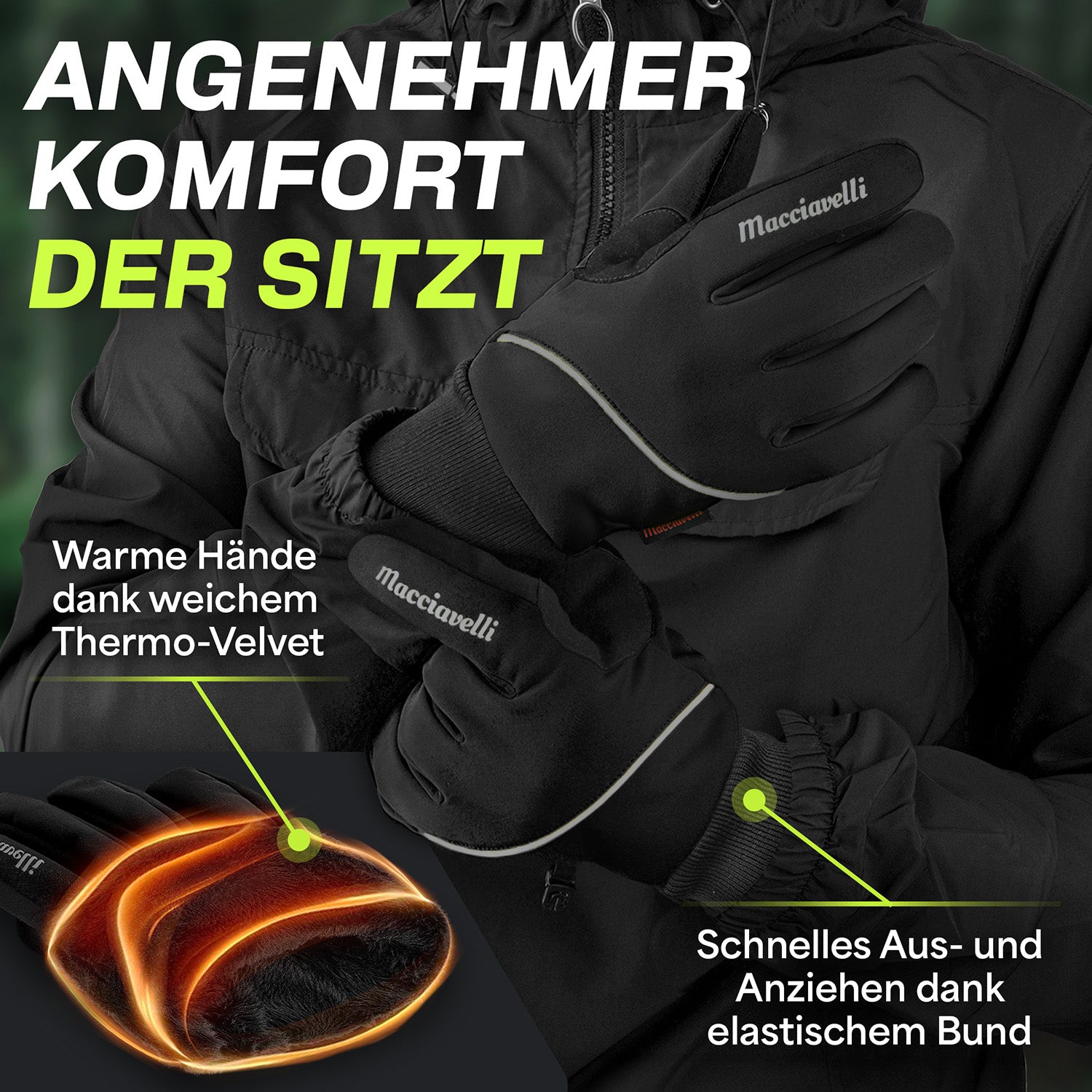 macciavelli handschuhe Winter Thermo