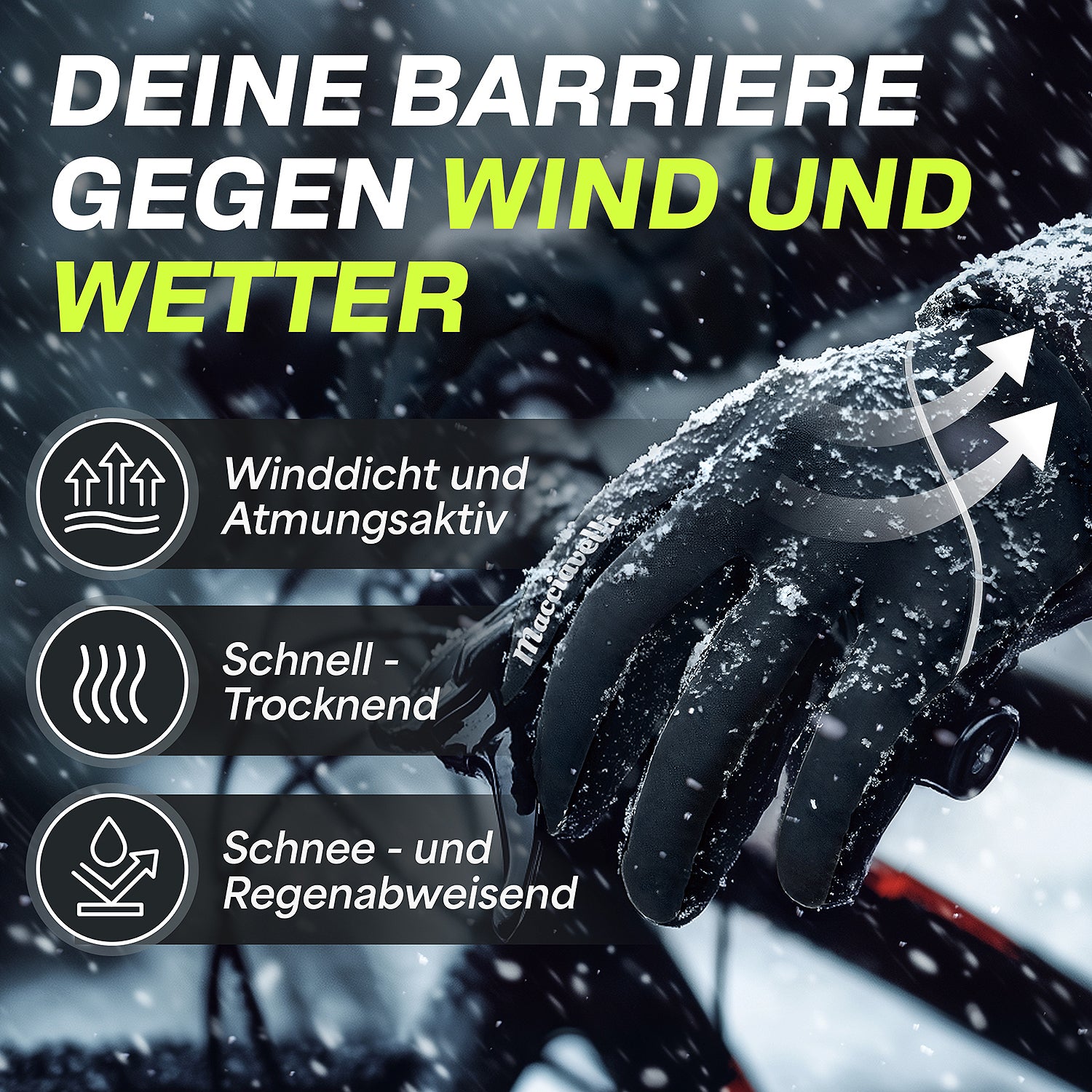 macciavelli fahrradhandschuhe Winter Thermo